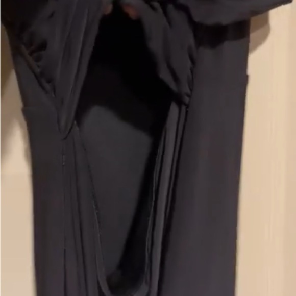 Crop Cut Black Mini Dress - Picture 4 of 4